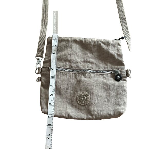 Kipling Beige Crossbody Shoulder Bag With Adjustable Strap & Zipper Pocket READ - Picture 5 of 10